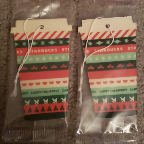 Starbucks Holiday Tumbler & Air Freshners NWOT - Picture 4 of 5